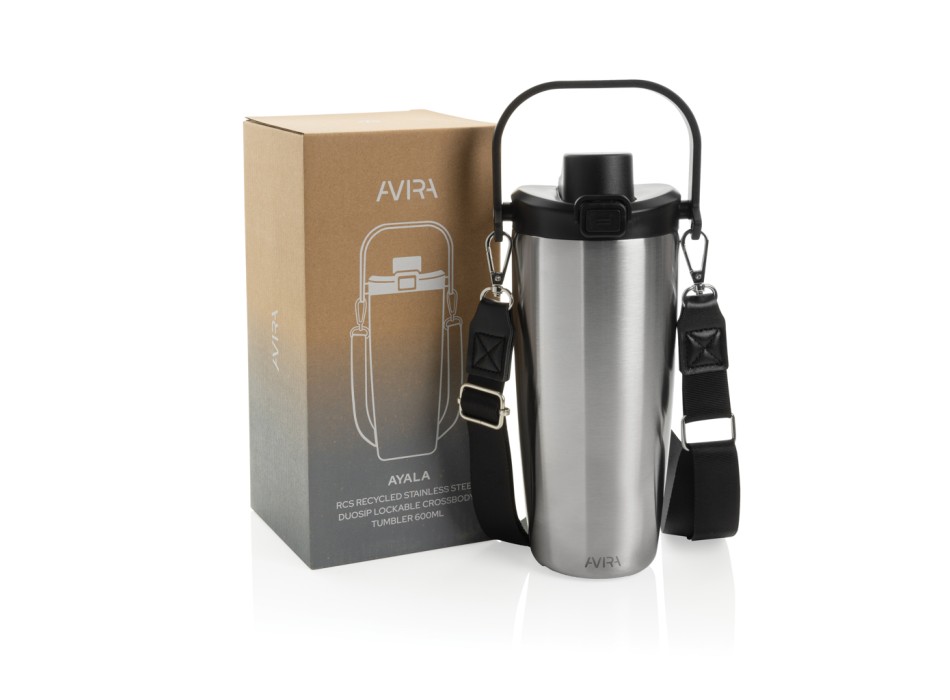 Tazza con tracolla Avira Ayala in rAcciaio RCS 600ml FullGadgets.com