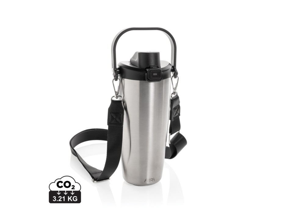 Tazza con tracolla Avira Ayala in rAcciaio RCS 600ml FullGadgets.com