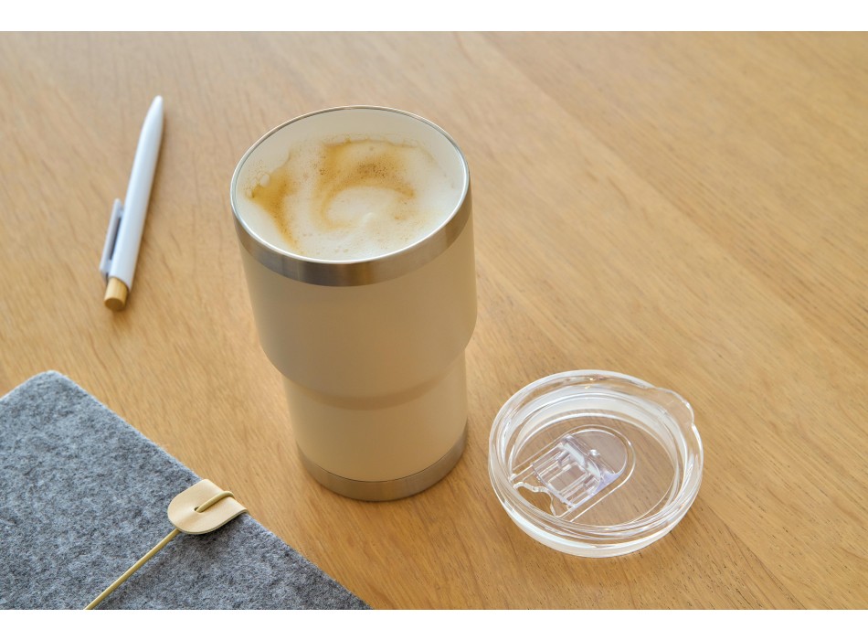 Tazza da viaggio Ayen | Acciaio inox riciclato | 350 ml | Rivestimento ceramico FullGadgets.com
