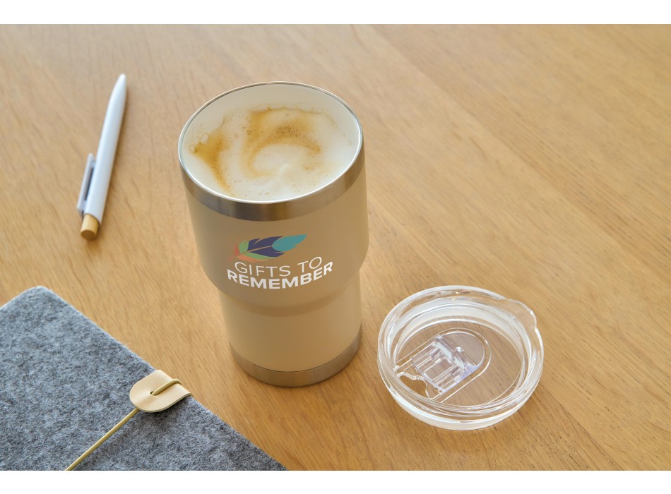 Tazza da viaggio Ayen | Acciaio inox riciclato | 350 ml | Rivestimento ceramico FullGadgets.com
