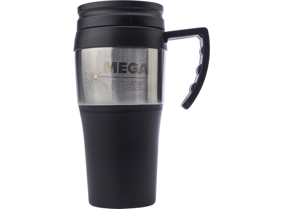 Tazza da viaggio in PP ed acciaio inox, capacità 500 ml Karina FullGadgets.com