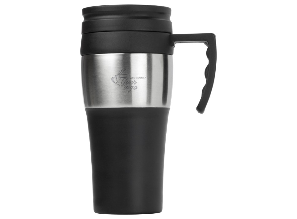 Tazza da viaggio in PP ed acciaio inox, capacità 500 ml Karina FullGadgets.com