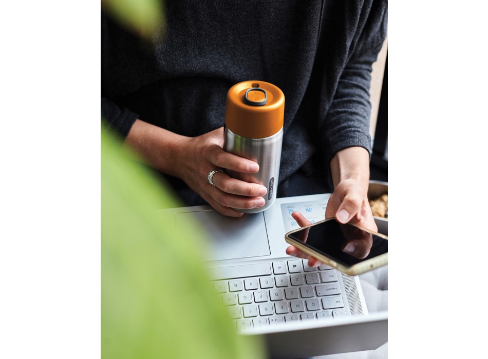 Tazza da viaggio termica Black+Blum in acciaio 340ml FullGadgets.com