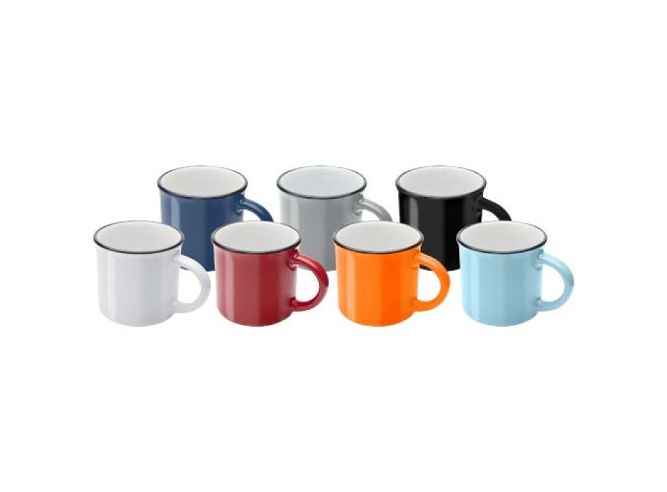 Tazza in ceramica Bari da 240 ml con finitura lucida FullGadgets.com