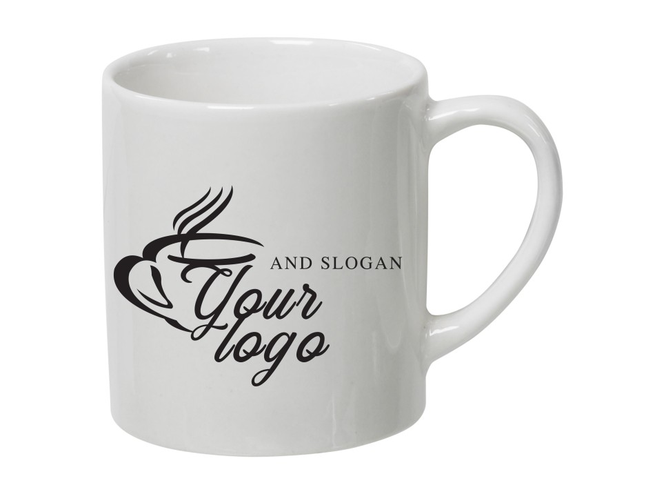 Tazza in ceramica bianca, capacità 170 ml, Rachelle FullGadgets.com