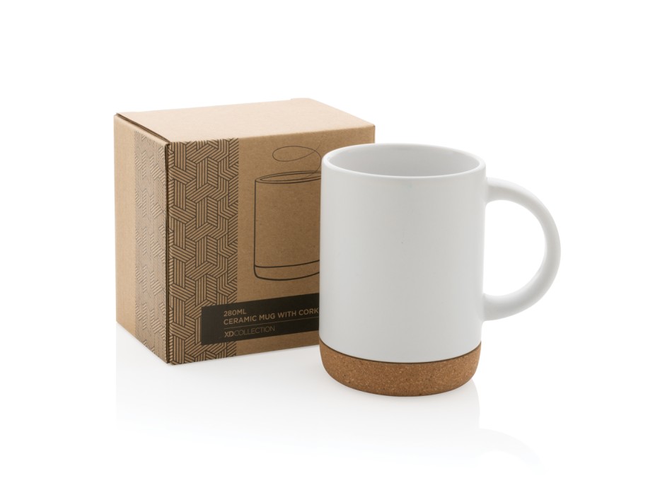 Tazza in ceramica con base in sughero 280ml FullGadgets.com