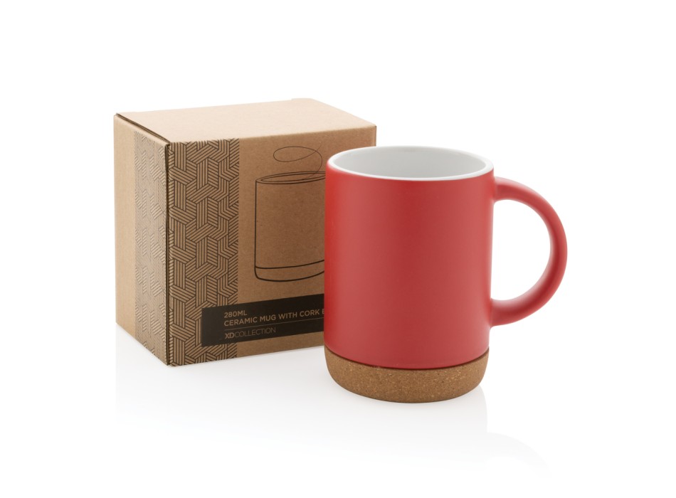 Tazza in ceramica con base in sughero 280ml FullGadgets.com