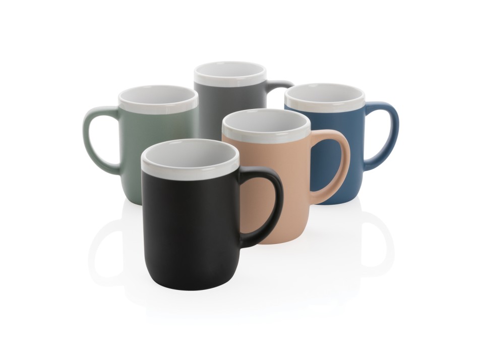 Tazza in ceramica con bordo bianco 300ml FullGadgets.com