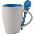 Tazza in ceramica con cucchiaio, capacità 300 ml Eduardo FullGadgets.com