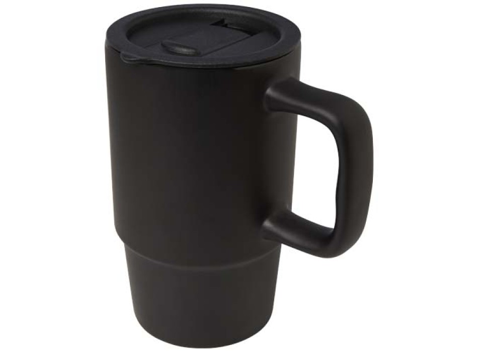 Tazza in ceramica da 450 ml con coperchio in plastica Carter FullGadgets.com
