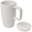 Tazza in ceramica da 450 ml con coperchio in plastica Carter FullGadgets.com