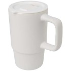 Tazza in ceramica da 450 ml con coperchio in plastica Carter FullGadgets.com