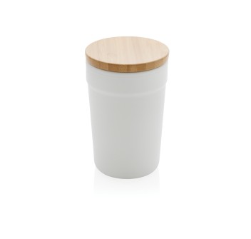 Tazza in rPP GRS con tappo in bambù FullGadgets.com