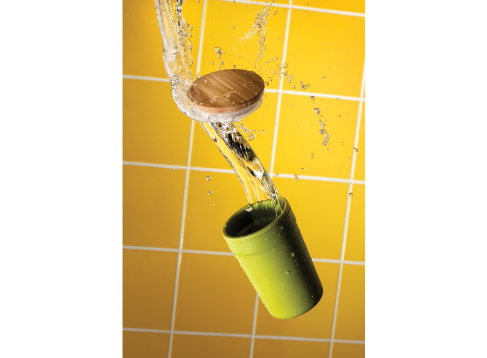 Tazza in rPP GRS con tappo in bambù FullGadgets.com