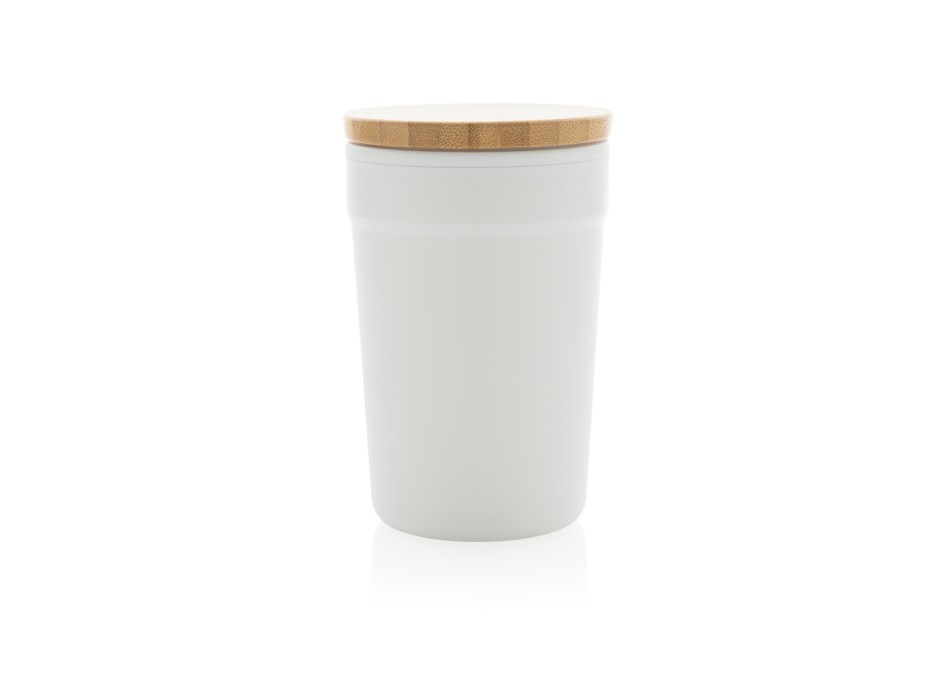 Tazza in rPP GRS con tappo in bambù FullGadgets.com