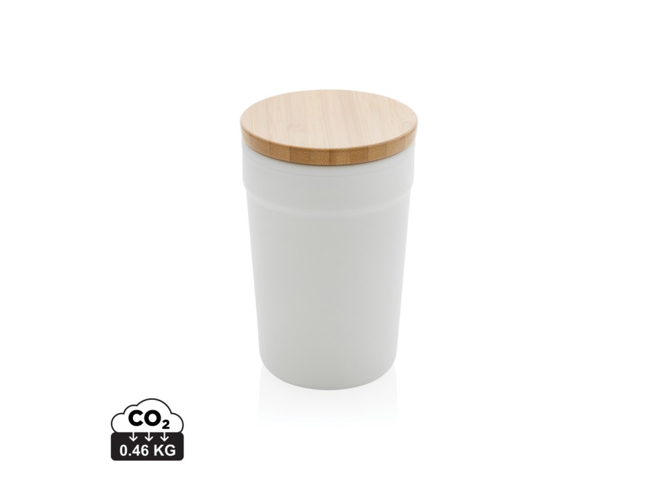 Tazza in rPP GRS con tappo in bambù FullGadgets.com