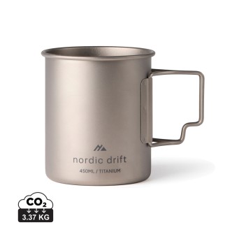 Tazza in titanio Nordic Drift Trail Ultra Light 450ML FullGadgets.com