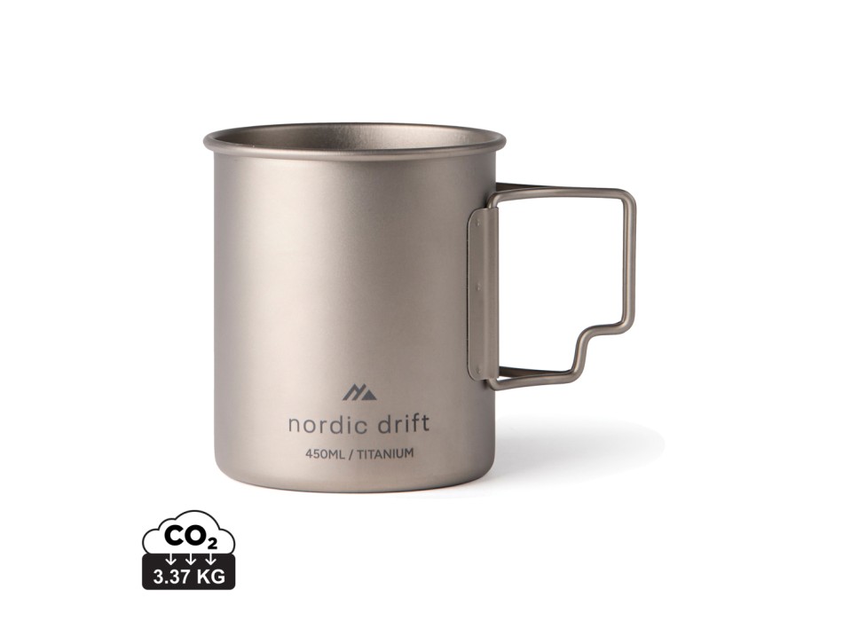 Tazza in titanio Nordic Drift Trail Ultra Light 450ML FullGadgets.com