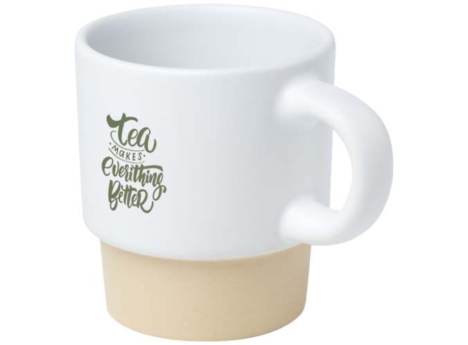 Tazza per caffè espresso impilabile con fondo in argilla da 130 ml Olympia FullGadgets.com