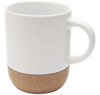 Tazza per stampa a sublimazione in ceramica da 300 ml con dettagli in sughero Billie FullGadgets.com