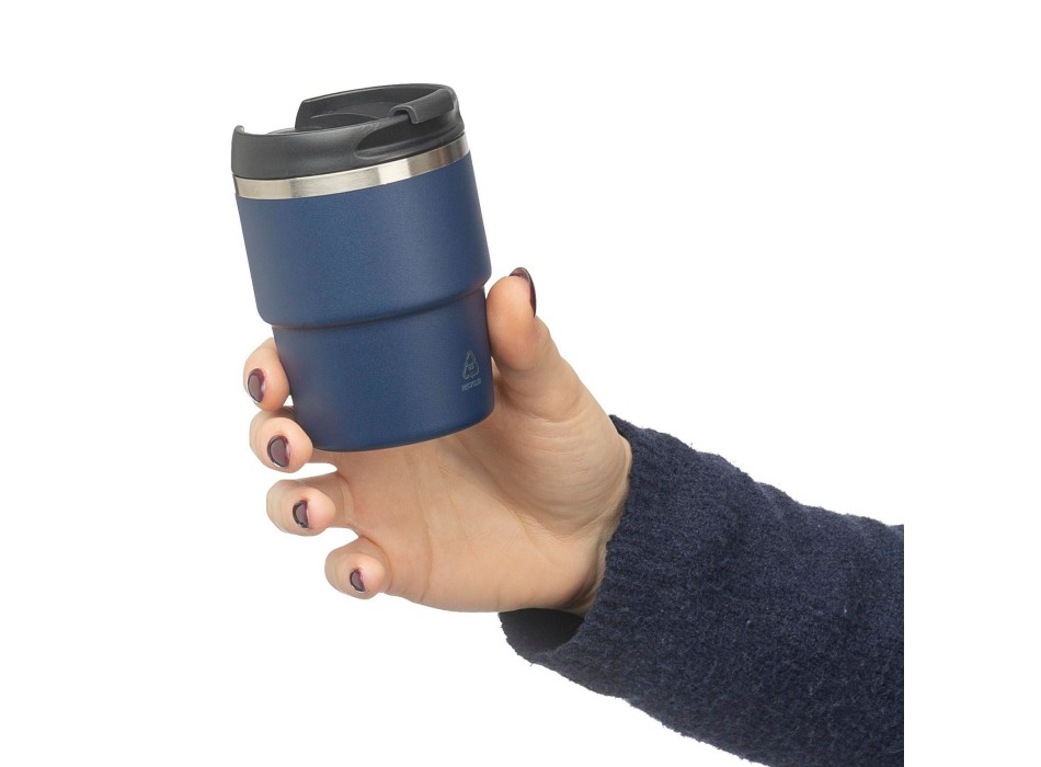 Tazza termica a doppia parete in acciaio inox riciclato 175 ml Oli FullGadgets.com