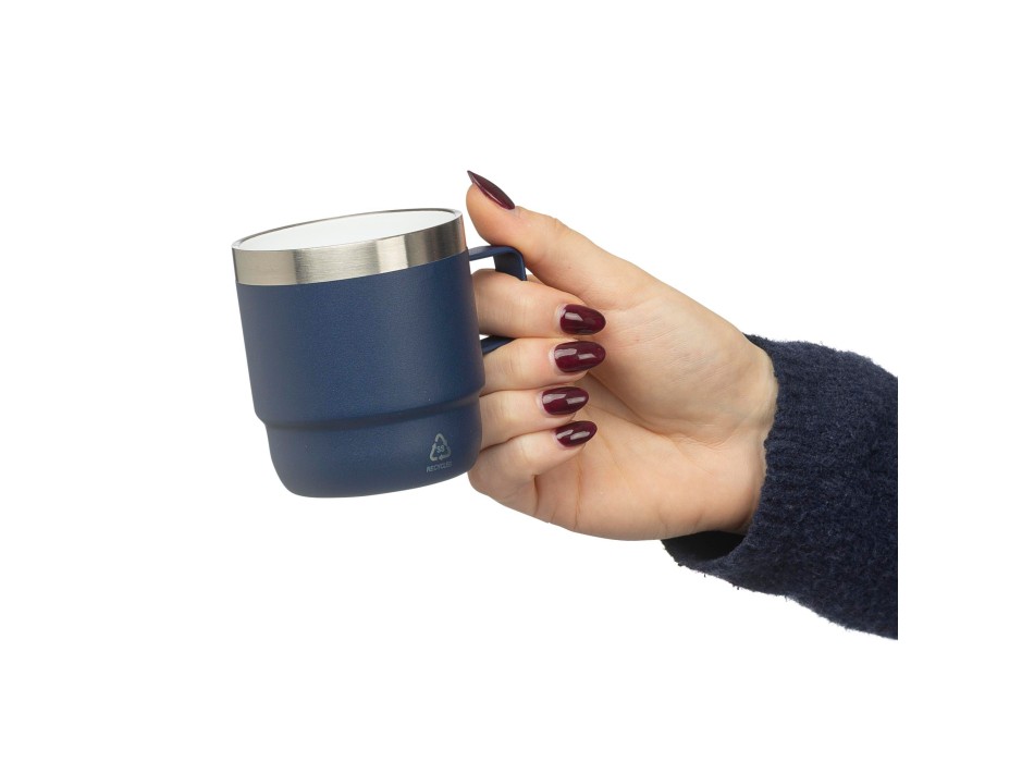 Tazza termica a doppia parete in acciaio inox riciclato 180 ml Lilia FullGadgets.com