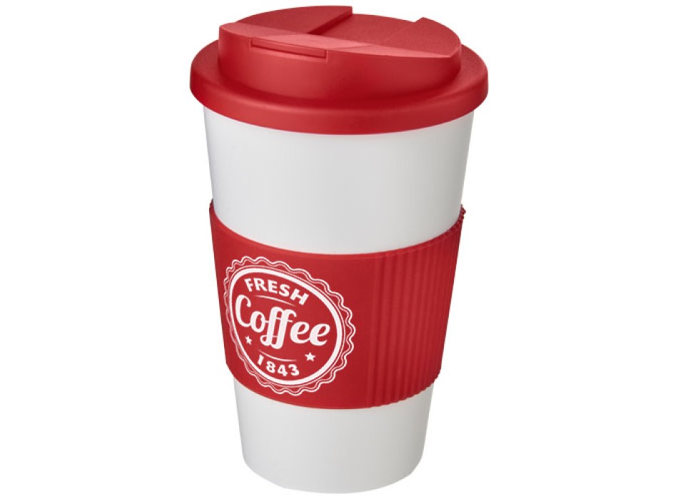 Tazza termica Americano® da 350 ml con impugnatura e coperchio ermetico FullGadgets.com