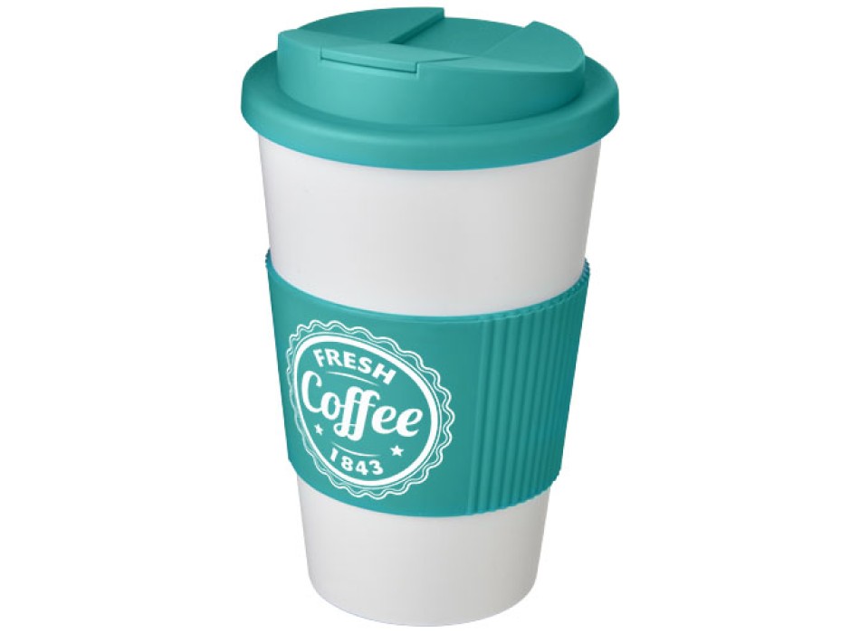 Tazza termica Americano® da 350 ml con impugnatura e coperchio ermetico FullGadgets.com