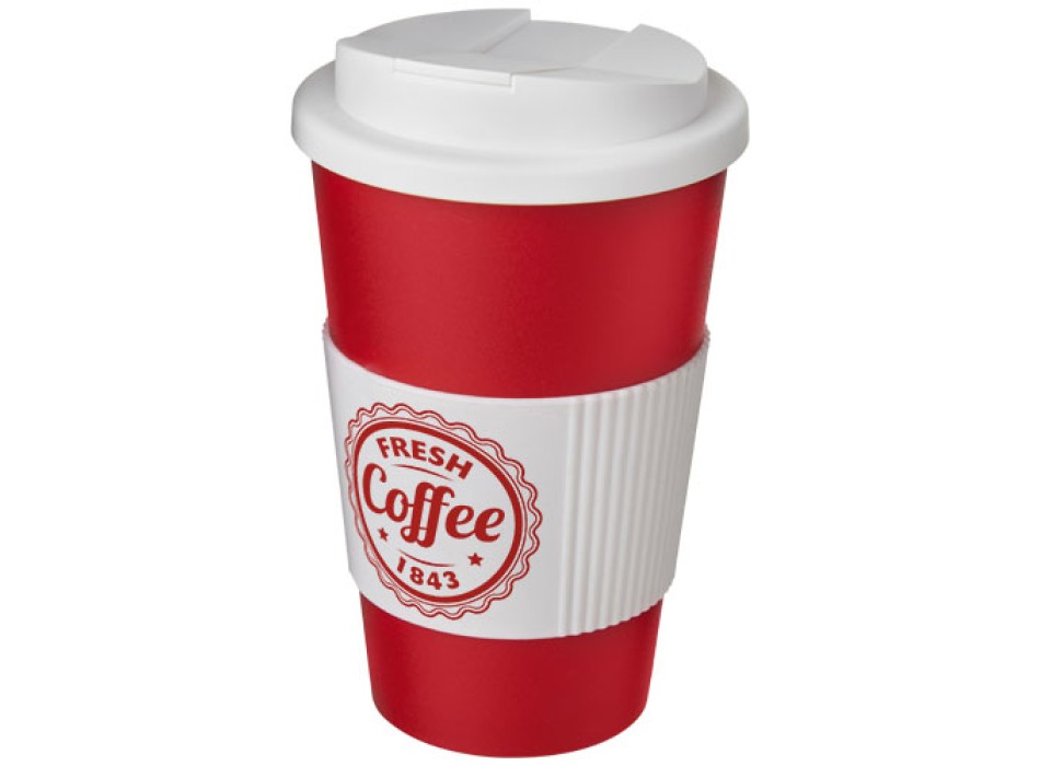 Tazza termica Americano® da 350 ml con impugnatura e coperchio ermetico FullGadgets.com