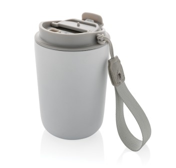 Tazza termica Cuppa in acciaio riciclato con laccio da collo FullGadgets.com