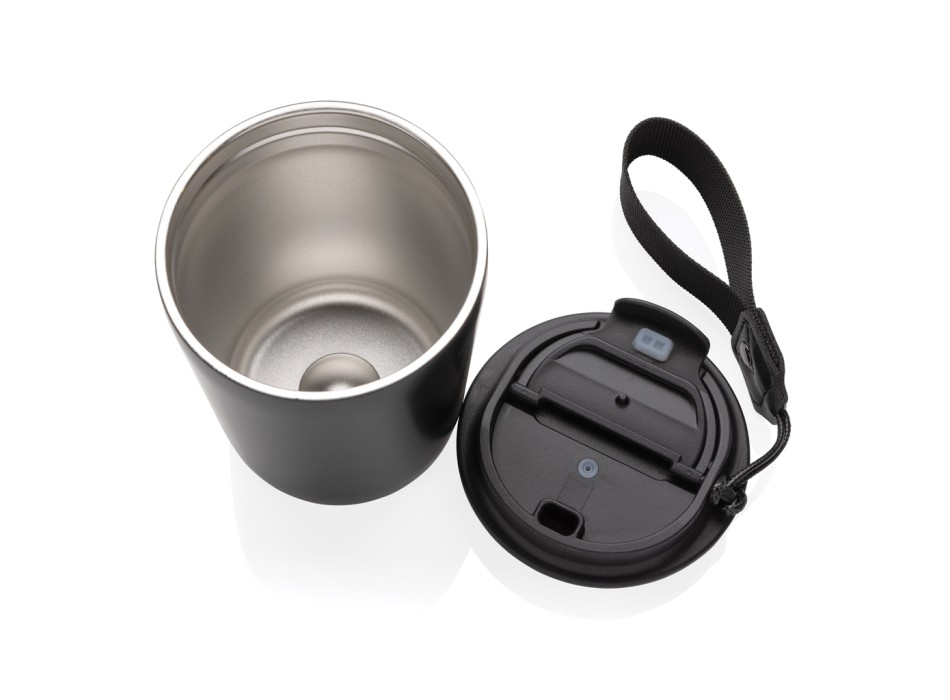 Tazza termica Cuppa in acciaio riciclato con laccio da collo FullGadgets.com