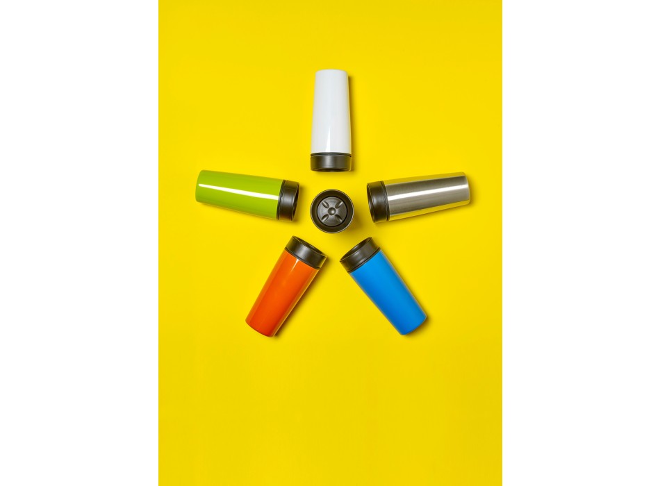 Tazza termica da viaggio in acciaio inox, capacità 450 ml Elisa FullGadgets.com