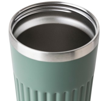 Tazza termica da viaggio in acciaio inox riciclato doppia parete 400 ml Chiara FullGadgets.com