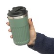 Tazza termica da viaggio in acciaio inox riciclato doppia parete 400 ml Chiara FullGadgets.com