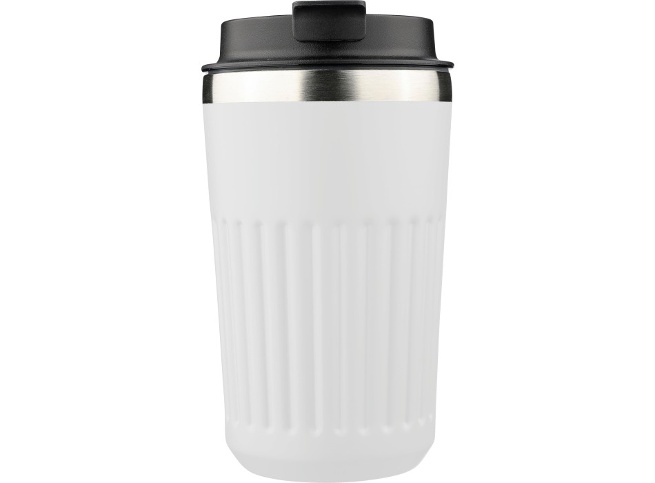 Tazza termica da viaggio in acciaio inox riciclato doppia parete 400 ml Chiara FullGadgets.com