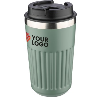 Tazza termica da viaggio in acciaio inox riciclato doppia parete 400 ml Chiara FullGadgets.com