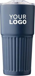 Tazza termica da viaggio in acciaio inox riciclato doppia parete 500 ml Kael