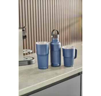 Tazza termica da viaggio in acciaio inox riciclato doppia parete 500 ml Kael FullGadgets.com