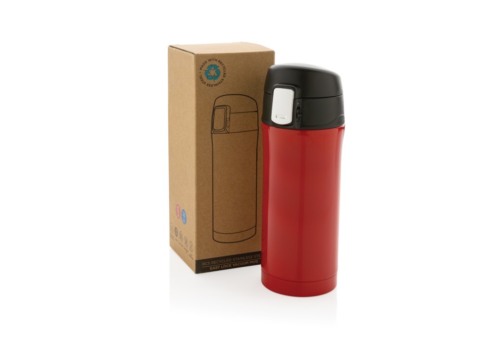 Tazza termica easy lock in acciaio riciclato RCS FullGadgets.com