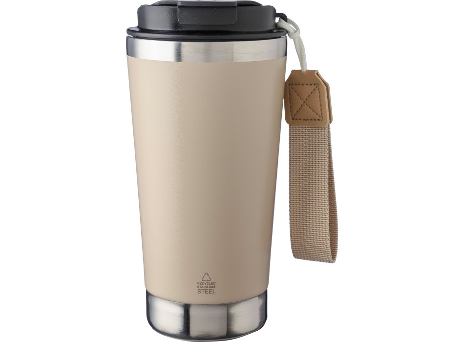 Tazza termica in acciaio inox riciclato a doppia parete capacità 500 ml Kayla FullGadgets.com