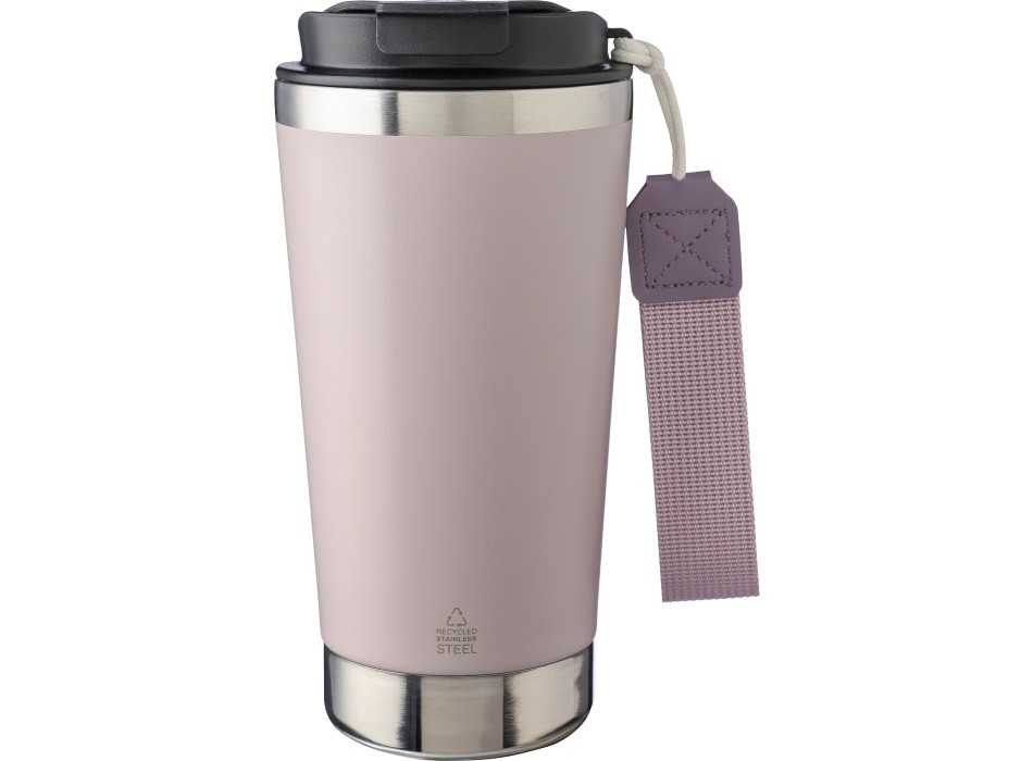 Tazza termica in acciaio inox riciclato a doppia parete capacità 500 ml Kayla FullGadgets.com