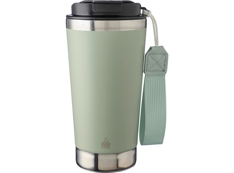 Tazza termica in acciaio inox riciclato a doppia parete capacità 500 ml Kayla FullGadgets.com