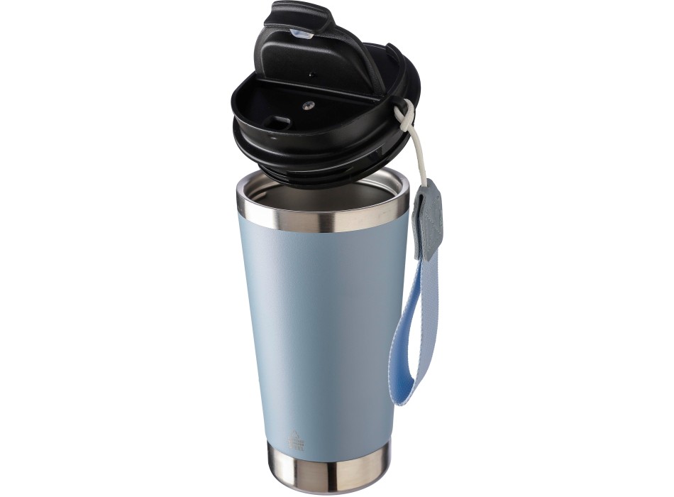 Tazza termica in acciaio inox riciclato a doppia parete capacità 500 ml Kayla FullGadgets.com