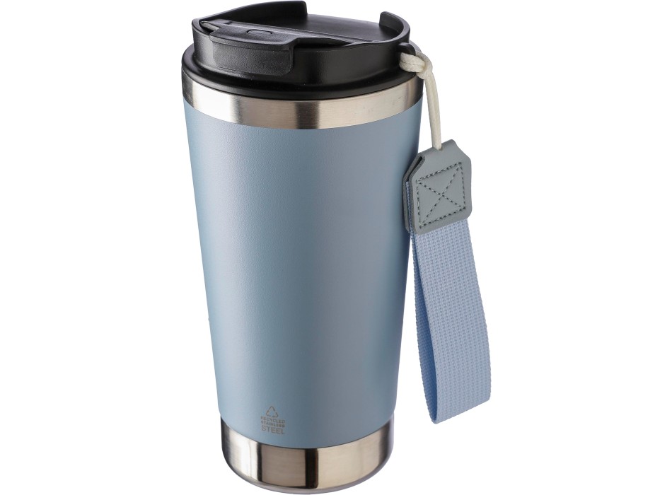 Tazza termica in acciaio inox riciclato a doppia parete capacità 500 ml Kayla FullGadgets.com