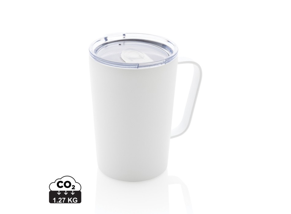 Tazza termica in acciaio inox riciclato RCS con tappo 420ml FullGadgets.com