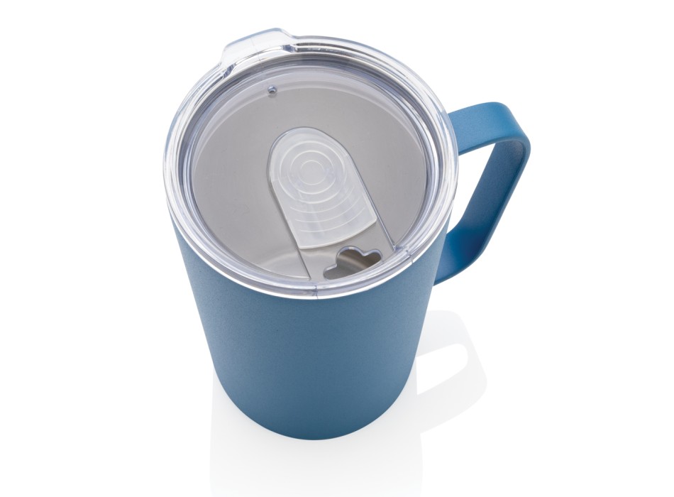 Tazza termica in acciaio inox riciclato RCS con tappo 420ml FullGadgets.com