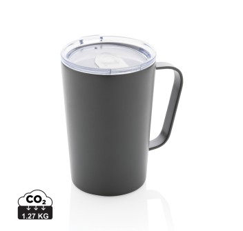 Tazza termica in acciaio inox riciclato RCS con tappo 420ml FullGadgets.com
