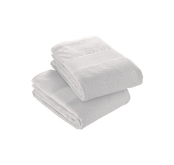 Telo in spugna di cotone 100 % ( 300 g/m2) con banda in poliestere 30x50cm FullGadgets.com