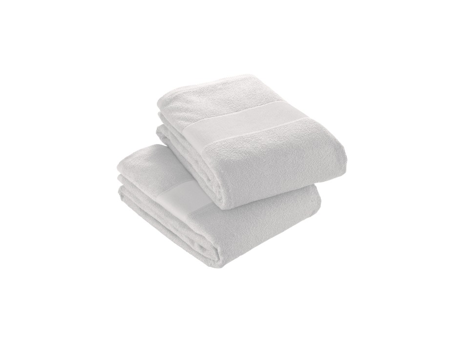Telo in spugna di cotone 100 % ( 300 g/m2) con banda in poliestere 30x50cm FullGadgets.com