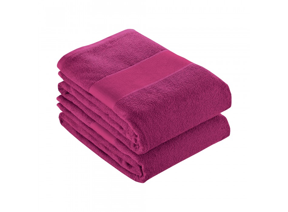 Telo in spugna di cotone 100 % ( 350 gr m2) con banda opaca stampabile (90x150cm) FullGadgets.com